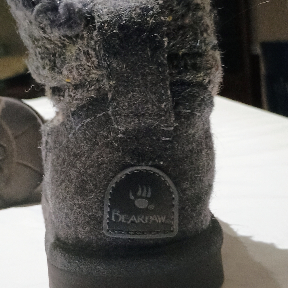 BearPaw Women's Charcoal Boots